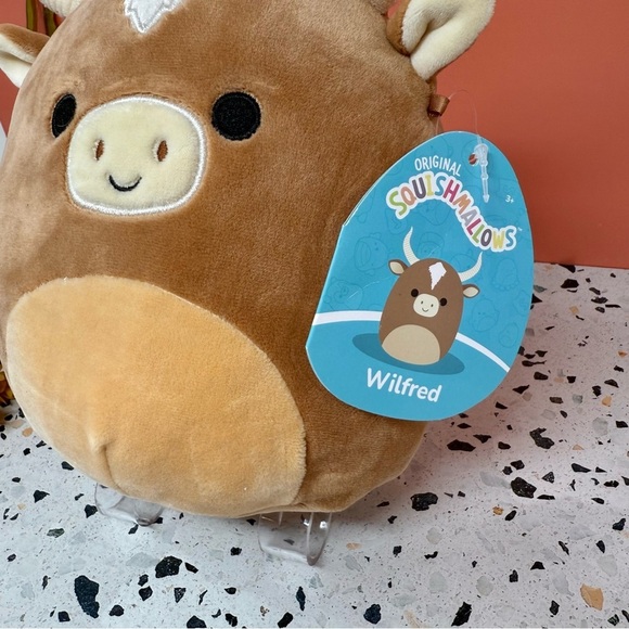NEW Squishmallows Wilfred 7” Bull Ribbed Horn Tan Plushie Stuffed Animal Sz S - Picture 2 of 10